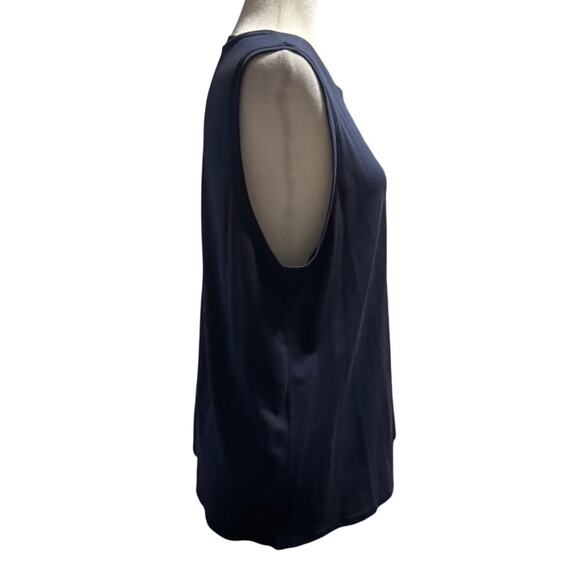 Quince Cotton Modal Muscle Two Tank Bundle (Black & Navy, Size L) - Picture 6 of 8